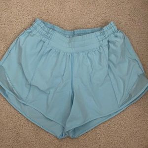 light blue hotty hot size 6 shorts